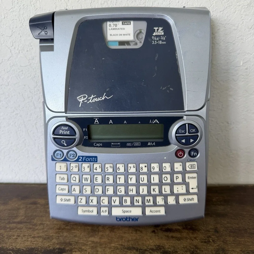BROTHER P-TOUCH PT-1880 Label Thermal Printer Model PT - 1880 Tested With Tape